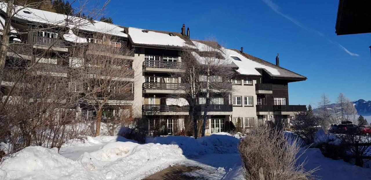 Appartement Avec Terrasse Ensoleillee Gruyeres Kültér fotó